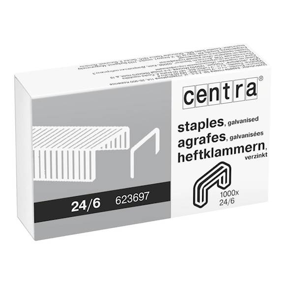 Centra sponke, 24/6 mm, 1000/1