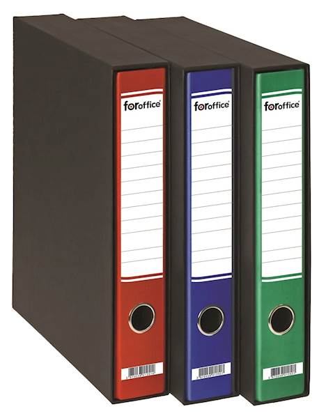 Fornax registrator v škatli Foroffice A4, 60 mm, moder