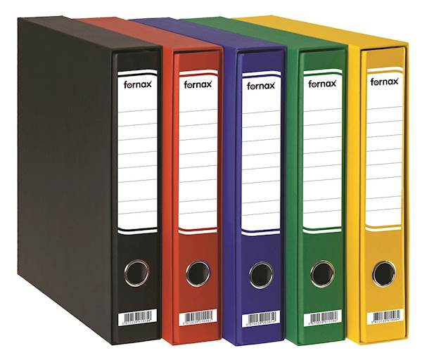 Fornax registrator v škatli Fornax A4, 60 mm, rdeč