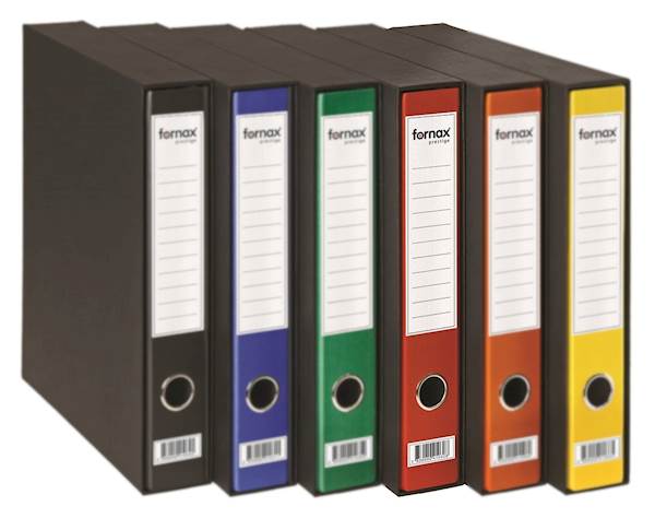 Fornax registrator v škatli Prestige A4, 60 mm, rdeč