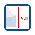 Herlitz mapa za dokumente, A4, 40mm, mat črna