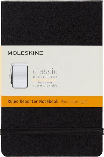 Moleskine notebook, Reporter Notebook, Pocket, črtni, trde platnice