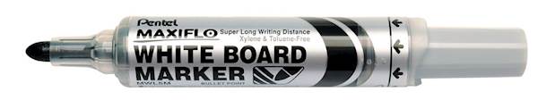Pentel marker whiteboard Maxiflo, 6 mm, črn