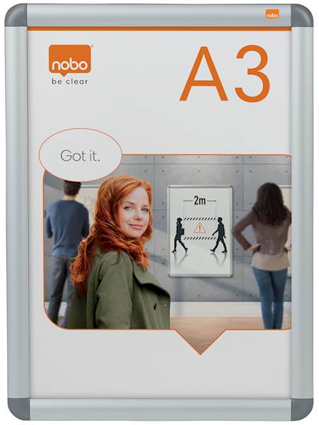 Nobo Clip okvir A3 aluminium