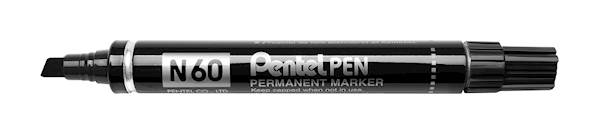 Pentel marker permanentni N60PK, črn