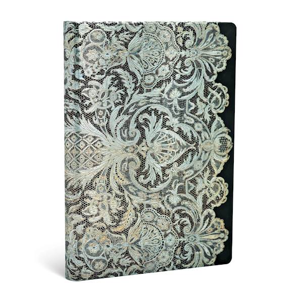 Paperblanks Lace Allure Ivory Vail, mini, črtan, trde platnice