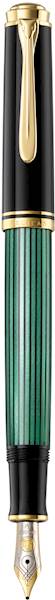 Pelikan nalivno pero Souverän M400, črno-zelen, F konica