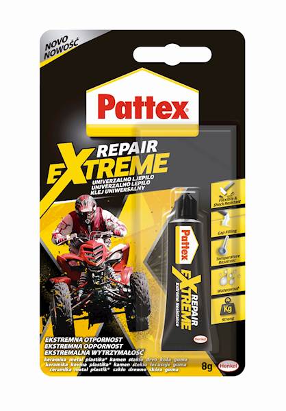 Henkel univerzalno lepilo Pattex Repair Extreme 8g, na blistru