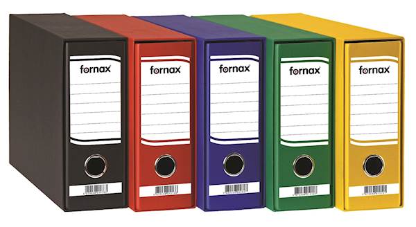 Fornax registrator v škatli Fornax A5, 80 mm, rumen