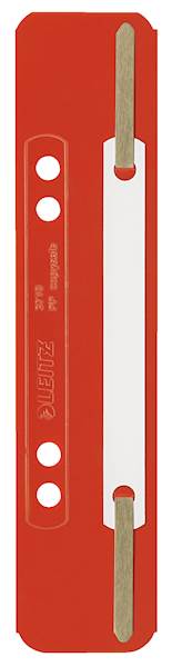 Leitz sponka za mapo za 6+8 cm, PP, rdeča, 250/1