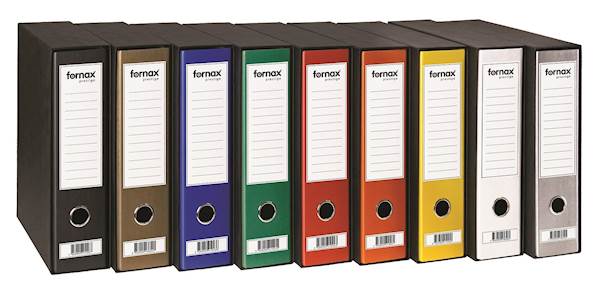 Fornax registrator v škatli Prestige A4, 80 mm, zelen