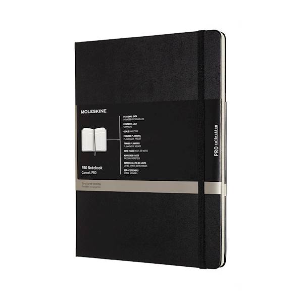 Moleskine notebook, Pro Notebooks, X Large, trde platnice
