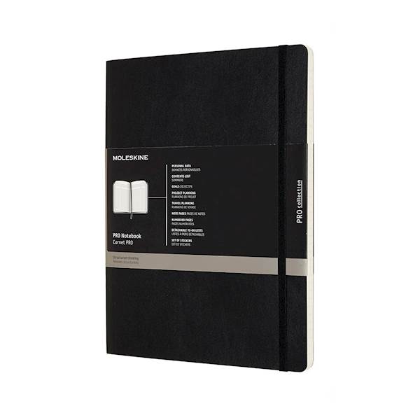 Moleskine notebook, Pro Notebooks, X Large, mehke platnice
