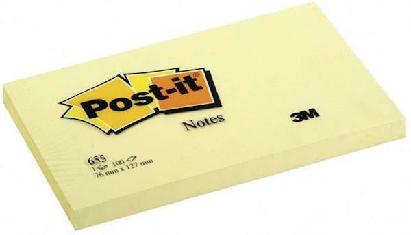 3M samolepilni lističi Post-it, 6830-CY-W10, 76 x 127 mm, 100/1, rumen