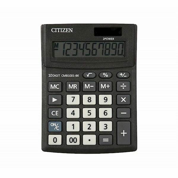 Citizen kalkulator CMB1001BK, 10M, komercialen, črn