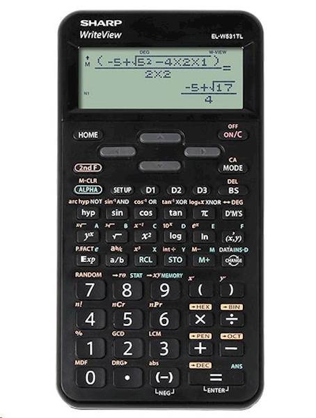 SHARP kalkulator ELW531TLBBK, 420F, 4V, tehnični