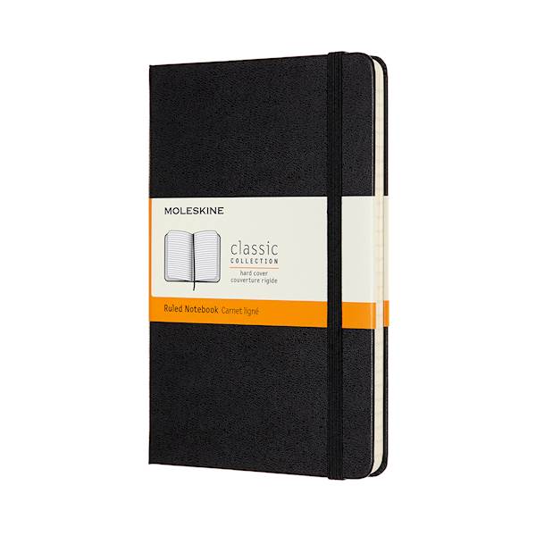 Moleskine notebook, Medium, črtni, trde platnice
