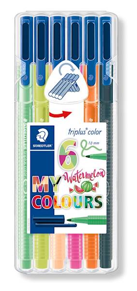 Staedtler flomastri Triplus, 6/1, v PVC škatlici