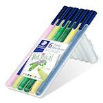 Staedtler flomastri Triplus, 6/1 v PVC škatlici