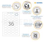 Herma etikete Superprint Removables, 40.6x25.4 mm, 25/1