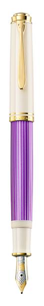 Pelikan nalovno pero Souverän M600, violet-white, F konica, v darilni škatlici