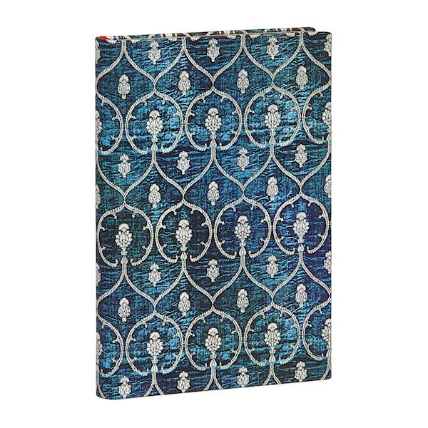 Paperblanks Blue Velvet, mini, črtan, trde platnice