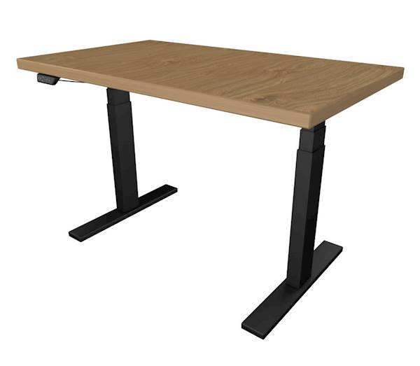 UVI Desk elek. miza 139x68x3,8 cm hrast Nature