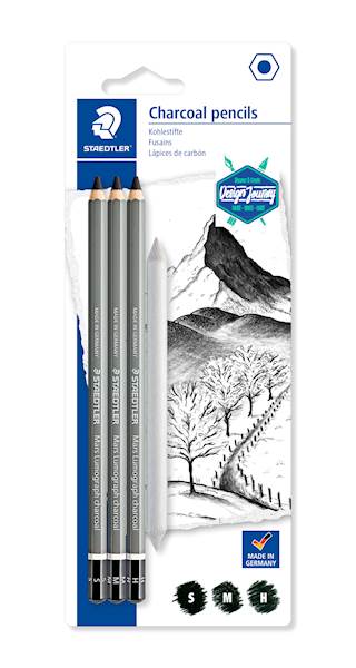 Staedtler oglje Lumograph Design Journey, 3/1 + senčilo, na blistru