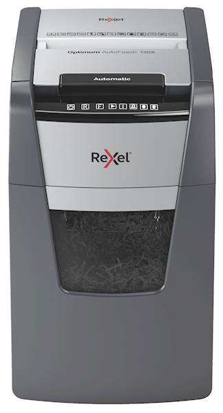 Rexel uničevalec dokumentov Optimum AutoFeed+ 130X, P4, 4x28mm