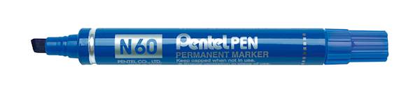 Pentel marker permanentni N60 PK, moder