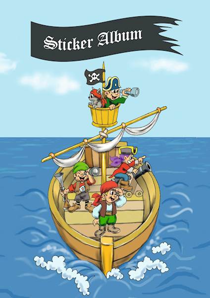 Herma album za nalepke Pirates Adventure, A5