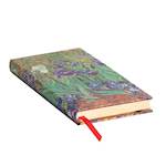 Paperblanks, Van Gogh`s Irises, slim, črtni, trde platnice