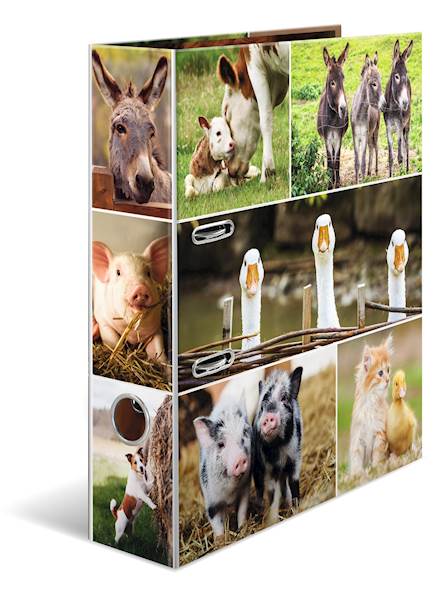 Herma registrator Animals, A4, 70 mm, živali na kmetiji