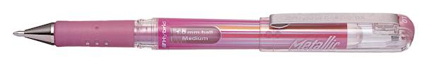 Pentel roler gel Metal 1,0 mm, metallic pink