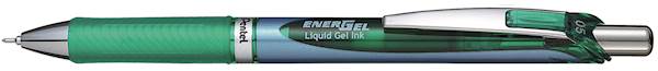 Pentel roler gel Energel BLN75, zelen