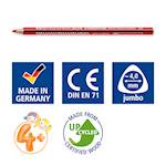 Staedtler barvice Noris Jumbo UpCycled wood 12/1