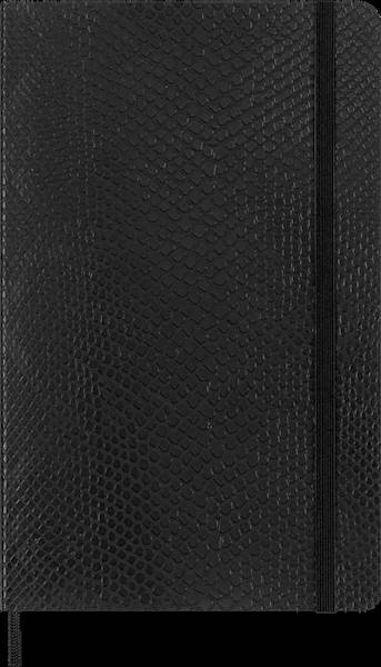 Moleskine notebook Vegea Boa Black, LG, črtni, mehke platnice