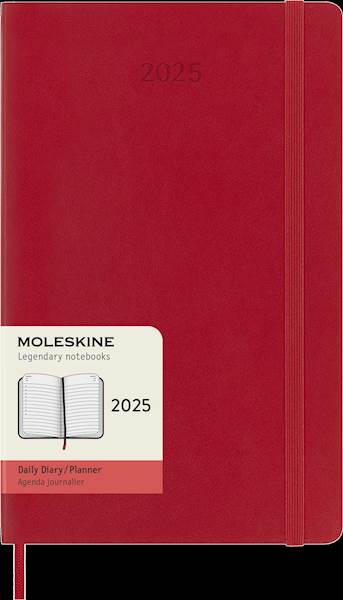 Moleskine 12 mesečni planer 2025, mehke platnice, L, dnevni