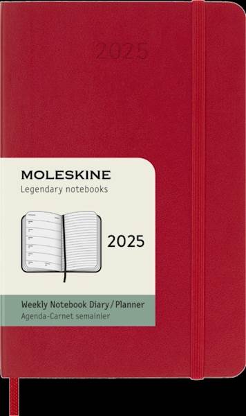 Moleskine 12 mesečni planer 2025, mehke platnice, pocket, tedenski