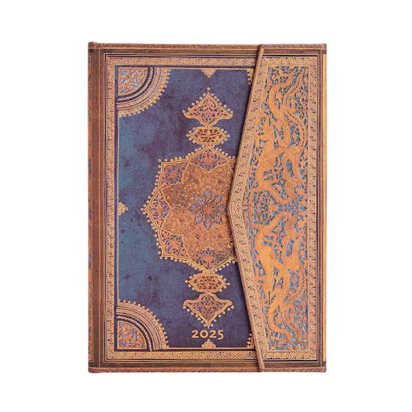 Paperblanks 12 mesečni planer 2025, trde platnice, midi, horizontalen