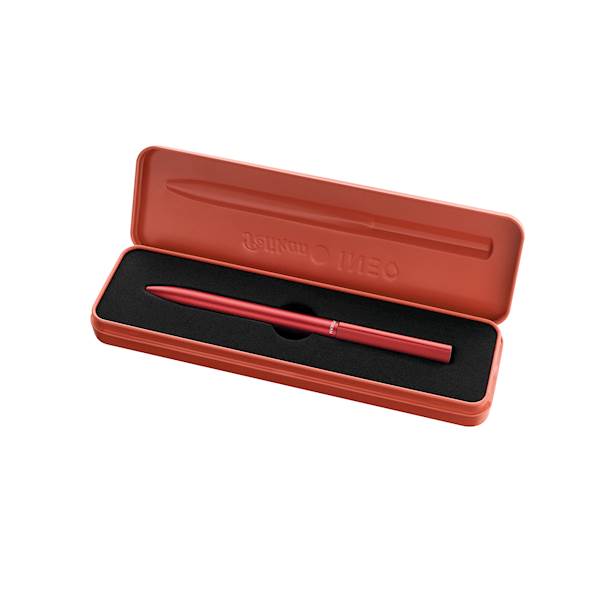 Pelikan kemični svinčnik Ineo, kovinska škatla, rdeč