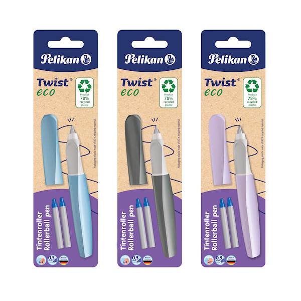 Pelikan roler Twist Eco R457, na blistru, sort