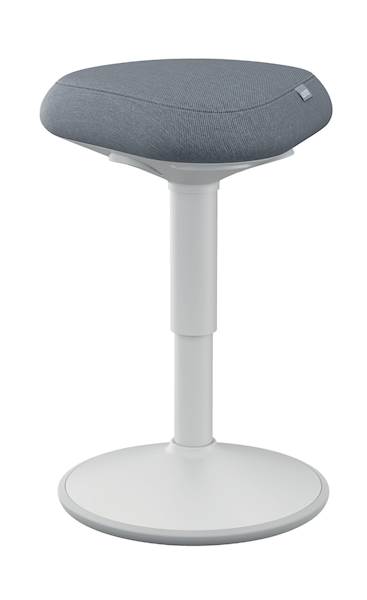 Leitz stol Cosy Active Comfort Sit 47-64 cm, svetlo siv